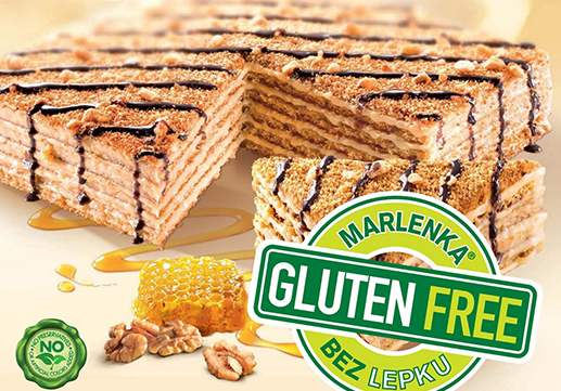 Marlenka honingtaart glutenvrij